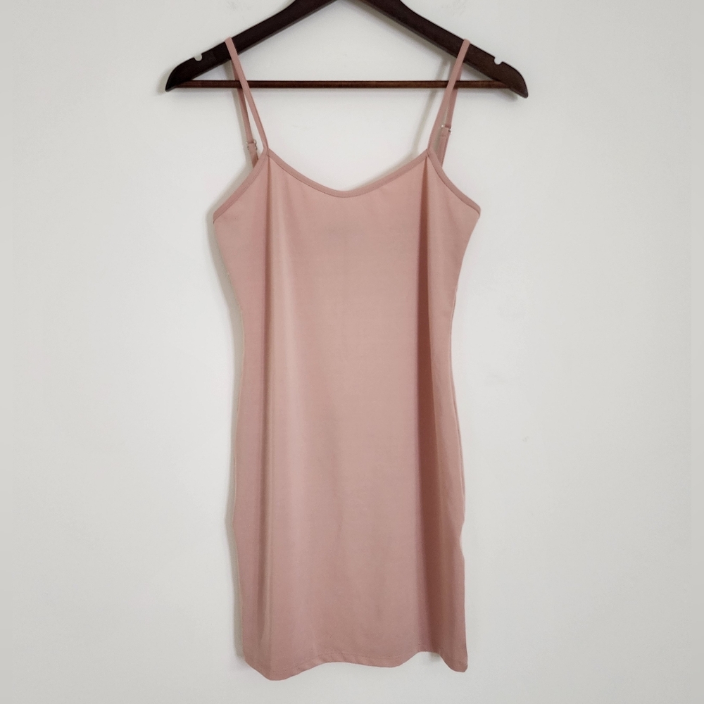 Seek The Label Kiki Riki Nude Slip Dress Med Mini Length Neutral Closet Staple
